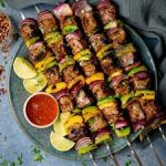 Beef Kebab With Chips