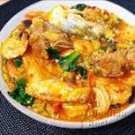 Seafood Okro Soup & Swallow